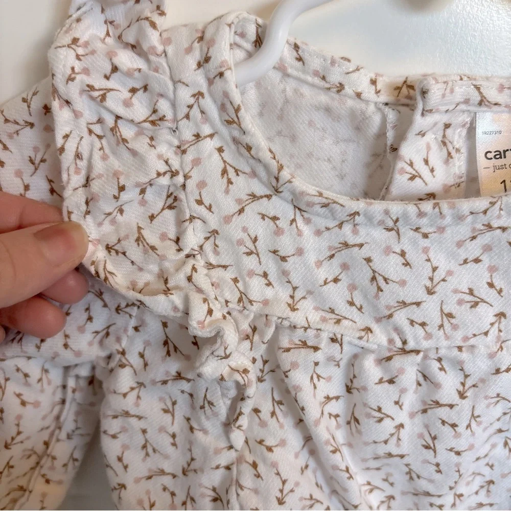 Carter's Just One You® Baby Girls' Floral Dress Top & Bottom Set - Size 18M
